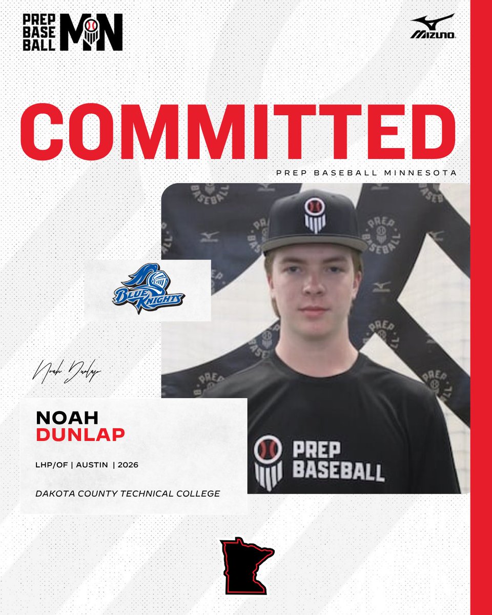 Prep Baseball Minnesota (@prepbaseballmn) on Twitter photo 🎓𝐂𝐨𝐦𝐦𝐢𝐭𝐦𝐞𝐧𝐭 𝐖𝐚𝐭𝐜𝐡🎓
Noah Dunlap, (2026, LHP/OF, Austin) commits to the Dakota County Technical College.
👤 loom.ly/L36G6YA
<a href="/NoahDunn1ap/">Noah Dunlap</a> ✖️ <a href="/BaseballDctc/">DCTC Baseball ⚔️</a> 🎓𝐂𝐨𝐦𝐦𝐢𝐭𝐦𝐞𝐧𝐭 𝐖𝐚𝐭𝐜𝐡🎓
Noah Dunlap, (2026, LHP/OF, Austin) commits to the Dakota County Technical College.
👤 loom.ly/L36G6YA
<a href="/NoahDunn1ap/">Noah Dunlap</a> ✖️ <a href="/BaseballDctc/">DCTC Baseball ⚔️</a>