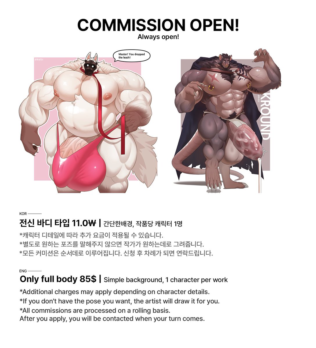 Comm open!
Plz DM