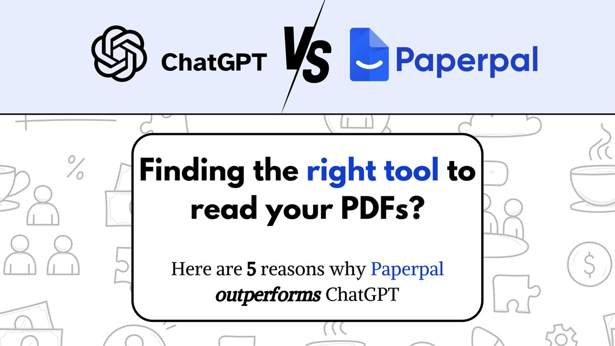 teampaperpal's tweet image. Do you use ChatGPT to analyze your PDFs? 
Don’t say we didn’t warn you.
Here’s 5 ways in which Paperpal’s Chat PDF outperforms ChatGPT’s PDF reader.

Try it for free: bit.ly/40mw8Dd

#AcademicTwitter #PhDLife #ResearchTools