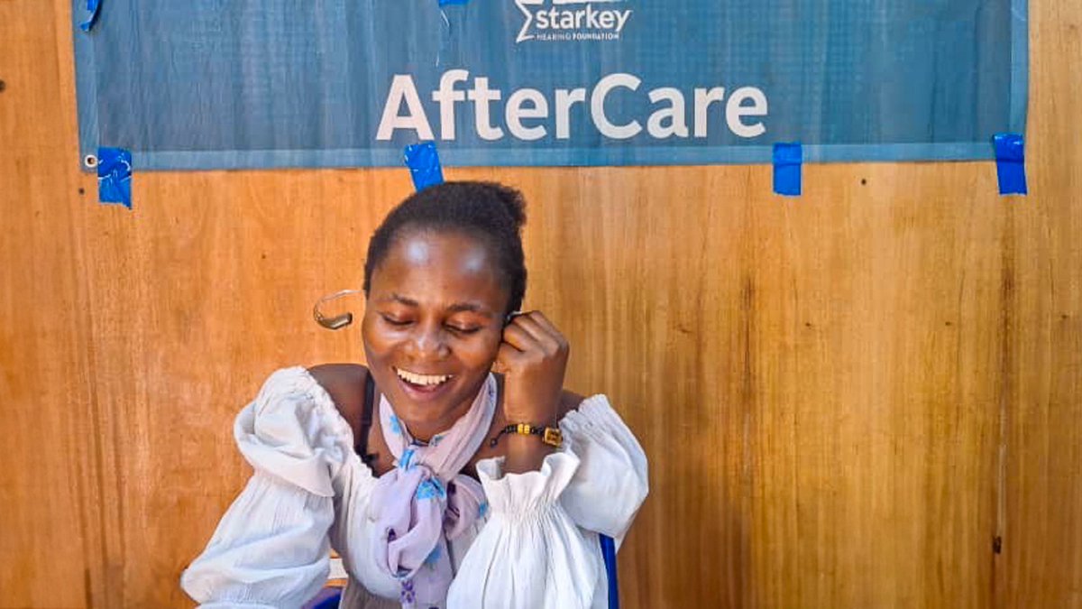 It's always a joy to see people return and share how hearing has improved their lives.

Kizza, a traffic instructor in Uganda, was fit for hearing aids back in 2015. She recently visited our Active Care team for new batteries and earmolds — still thriving and hearing strong! 🤗