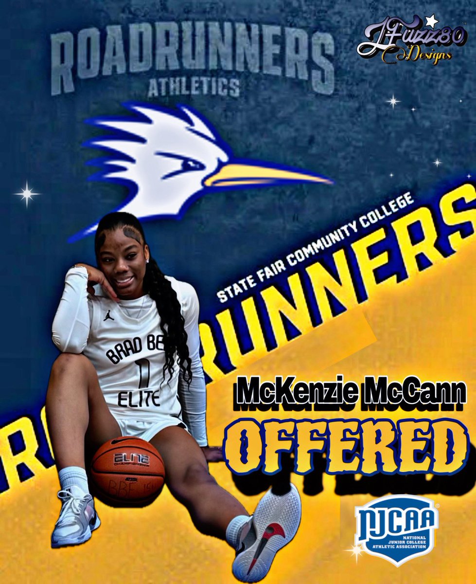 After a great conversation with Coach Collier, I’m blessed to receive an offer from <a href="/StateFairWBB/">State Fair Women’s Basketball</a> .Thank you for this amazing opportunity!!!  <a href="/BoyceDon66425/">Don Boyce</a> <a href="/corbil_neal/">Neal Proemsey</a> <a href="/LadyBradBeal/">Lady Bradley Beal Elite</a> <a href="/STLEagles_Girls/">STLEaglesGirls</a>