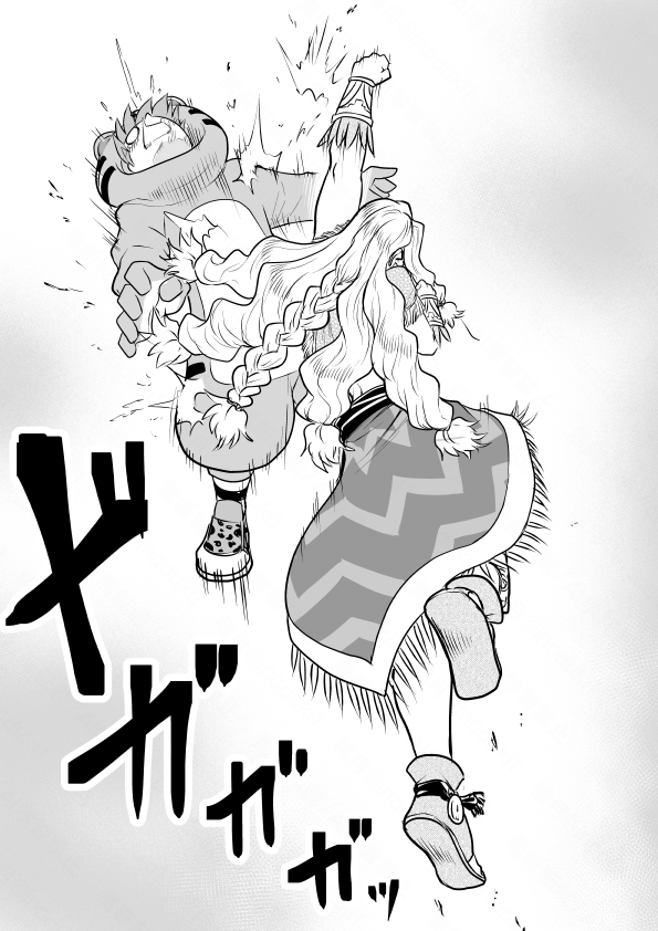 タイガー()をアッパーカットする今日のお姉さん✊ 