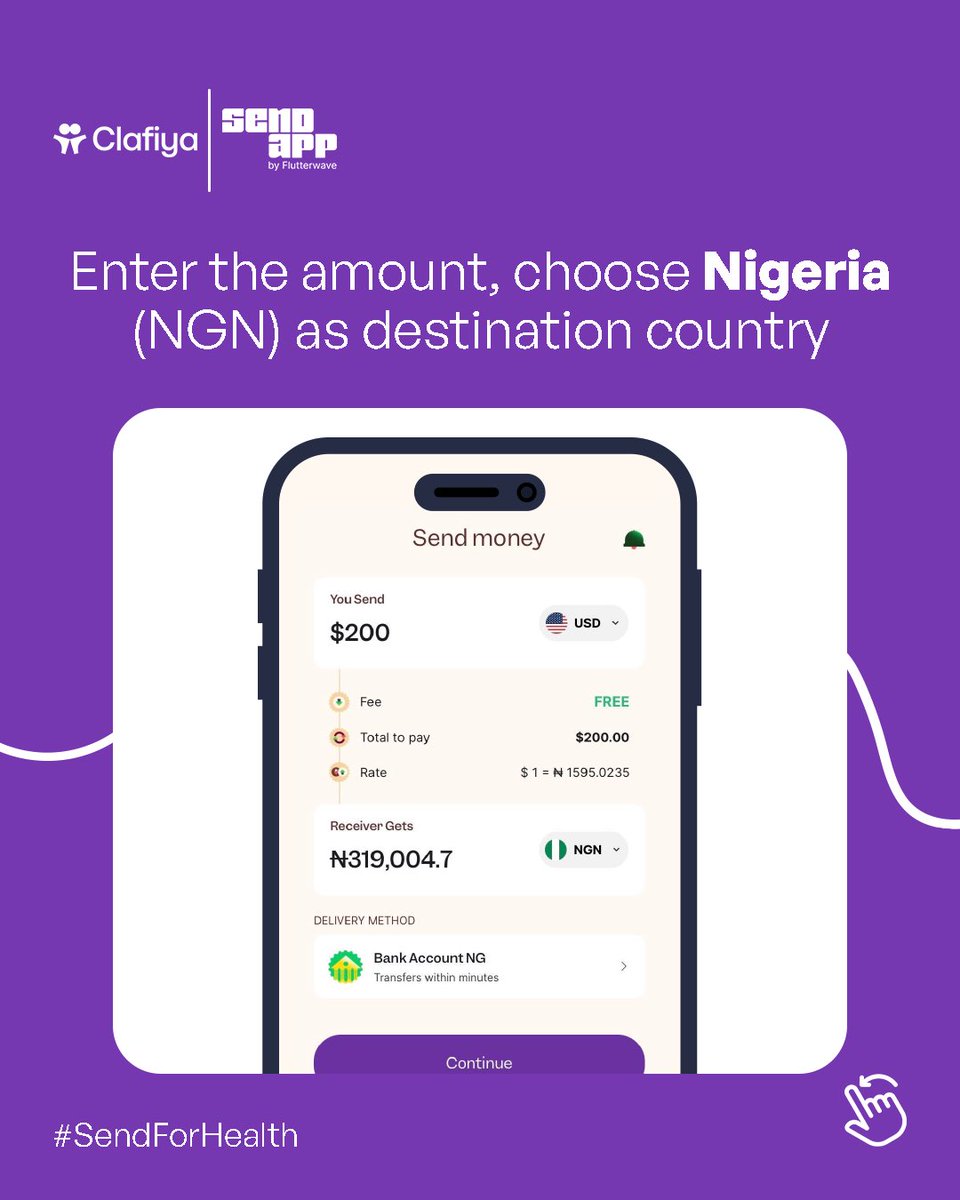 We know how hard it is to send money back and wonder—will it really go to healthcare? 

With just a few taps, you can top up your loved one’s Clafiya HSA, giving them instant access to doctors, mental health support, medications, and more.

Swipe through to see how easy it is.