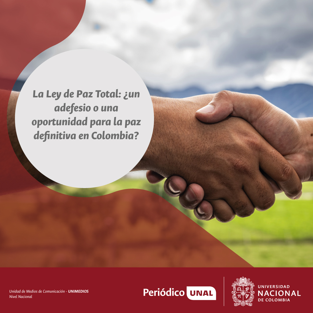 #PeriodicoUNAL | La Ley de Paz Total, presentada por el gobierno Petro, tiene similitudes con la Ley de Justicia y Paz que Uribe usó para desmovilizar a las AUC. Una paradoja que revela que el respaldo o rechazo a una norma depende más de la ideología. 
ow.ly/vESl50WA532