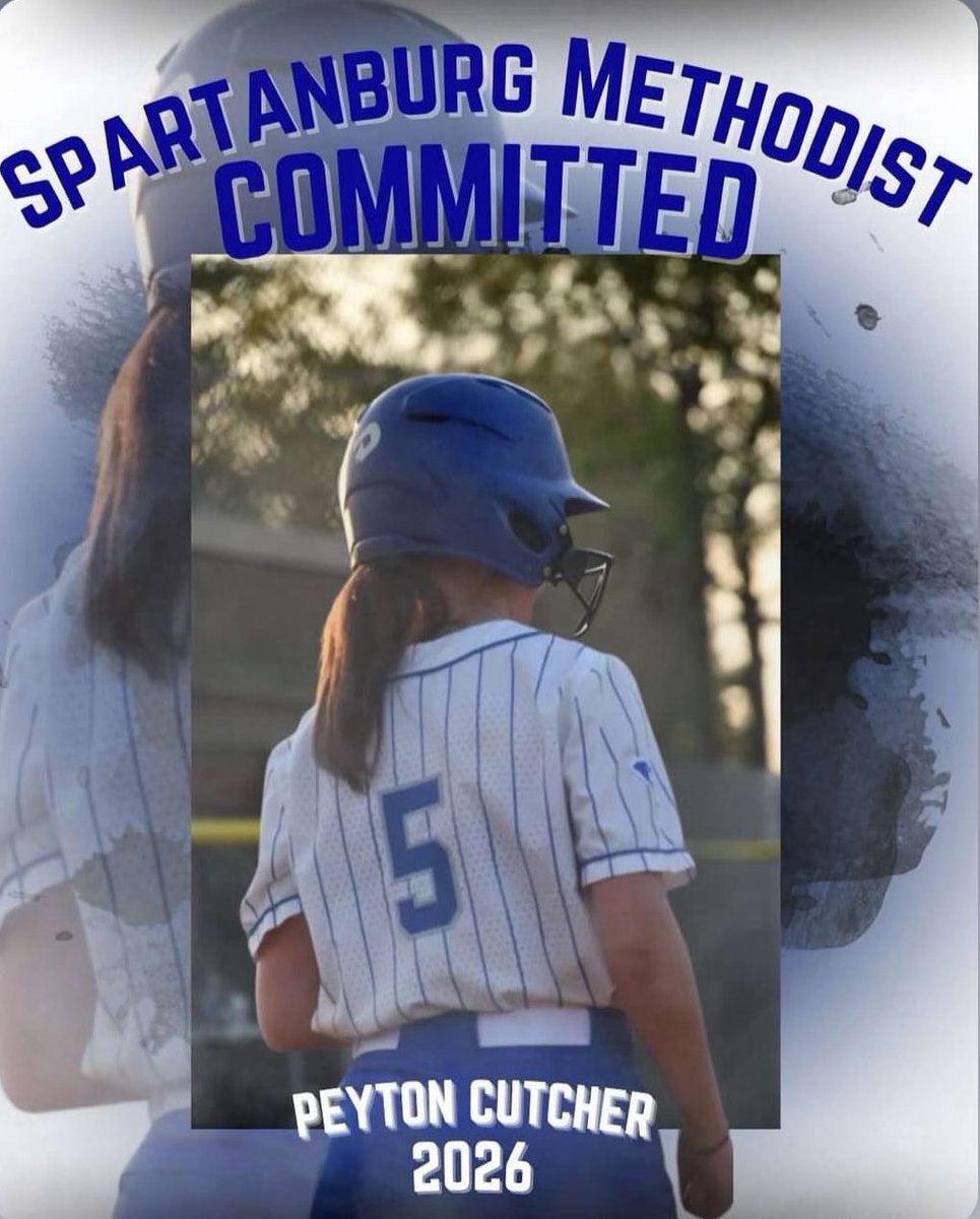 Congratulations to <a href="/PeytonCutcher12/">Peyton Cutcher</a> on her commitment to continue her softball career at Spartanburg Methodist College. Peyton a true utility player, who loves the game will make an immediate  impact at <a href="/SMCPioneerSball/">Spartanburg Methodist College Softball</a> 💙 #bestisthestandard #oncealadyrebelalwaysaladyrebel