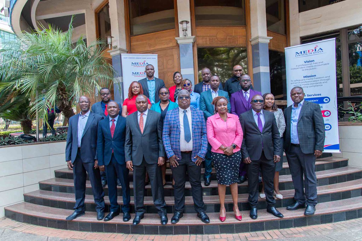 Media Council of Kenya (@mediacouncilk) on Twitter photo The <a href="/MediaCouncilK/">Media Council of Kenya</a> Board held its inaugural meeting at the Secretariat’s office to, among other things, deliberate on the institution’s current status, receive workplans, and consider the draft Performance Contract for the 2025/2026 financial year.
Mr. .<a href="/mainamuiruri2/">maina muiruri</a> reaffirmed The <a href="/MediaCouncilK/">Media Council of Kenya</a> Board held its inaugural meeting at the Secretariat’s office to, among other things, deliberate on the institution’s current status, receive workplans, and consider the draft Performance Contract for the 2025/2026 financial year.
Mr. .<a href="/mainamuiruri2/">maina muiruri</a> reaffirmed