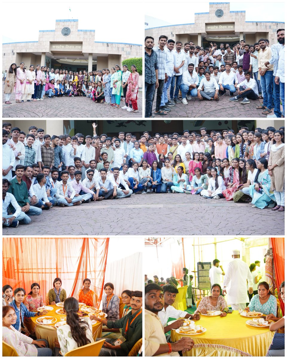 nsp2106's tweet photo. #Intern_with_NSP के सभी इंटर्न ने आज भोपाल में 'मध्यप्रदेश विधानसभा' का भ्रमण किया एवं उत्साह के साथ सदन की कार्यवाही देखी। इस अनुभव ने उनमें लोकतांत्रिक मूल्यों, नीति-निर्माण की प्रक्रिया और शासन व्यवस्था को लेकर नई जागरूकता पैदा की।
मेरा सदैव यह प्रयास रहता ���ै कि उदयपुरा विधानसभा के युवा साथी शासन-प्रशासन की बारीकियों को न केवल समझें, बल्कि भविष्य में जिम्मेदारीपूर्वक समाज के हित में योगदान दें।
आशा और विश्वास है कि यह अनुभव सभी युवाओं को नई ऊर्जा और प्रेरणा प्रदान करेगा, जि��से वे समाज और राष्ट्र के प्रति अपने दायित्वों को और अधिक गंभीरता से निभाने के लिए प्रेरित हों।
#Intern_with_NSP #MPVidhanSabha
#NSP140