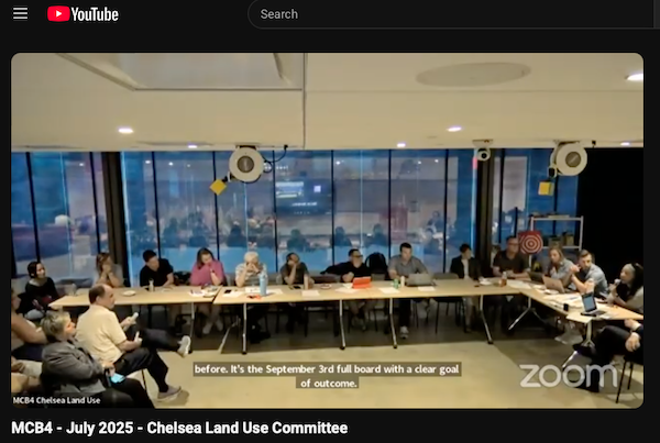 A special session of Manhattan Community Board 4's Chelsea Land Use committee will consider "Priorities for the NYCHA Fulton and Elliot Chelsea Land Use Proposal.” chelseacommunitynews.com/2025/08/05/aug…
<a href="/ManhattanBoard4/">Community Board 4</a> <a href="/CMErikBottcher/">Council Member Erik Bottcher</a> <a href="/tonysimone/">Tony Simone</a> <a href="/bradhoylman/">Brad Hoylman-Sigal 🌈🥯</a>