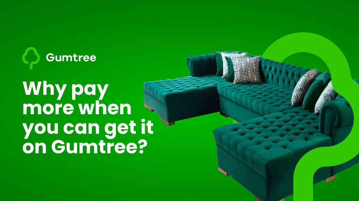 Big brands, low prices! That’s how we do it on Gumtree.  ​
Smartphones, furniture, fashion accessories, appliances, you name it, we’ve got it.​
​Browse now on the Gumtree app or website and start shopping.
bit.ly/3Uz3ADb

#Gumtree #GetItOnGumtree #appliances #Electronics
