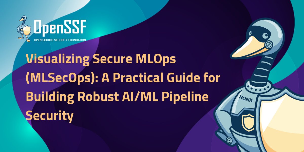 openssf's tweet image. Just launched: A whitepaper from the AI/ML Security Working Group
🔐 Visualizing Secure MLOps (#MLSecOps)
Read the blog by @DellTech’s Sarah Evans &amp;amp; @Ericsson’s Andrey Shorov + download the full guide:
🔗 hubs.la/Q03Bkym60