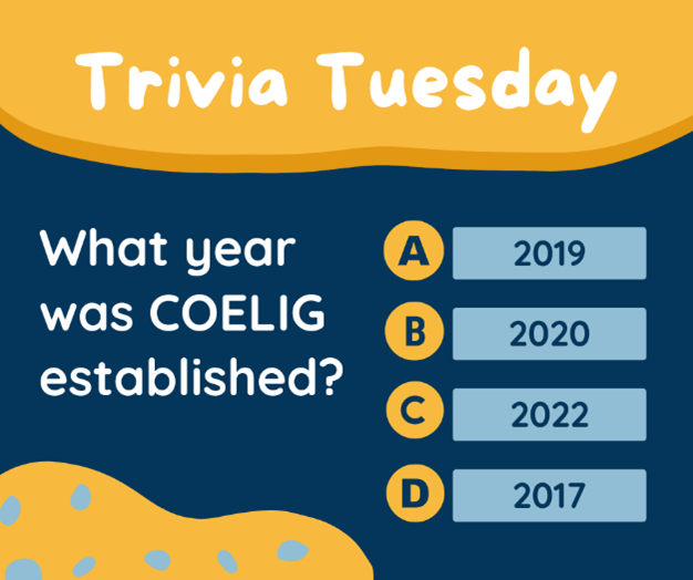 #TriviaTuesday: What year was COELIG established?