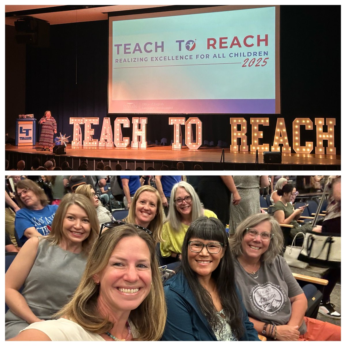 EagleCrestES's tweet image. Kicking off the year inspired and energized! 💡✨ Huge thanks to @SVpriorityprgms for hosting the Teach to Reach conference—an incredible day of learning, connection, and fun with our amazing team! #TeachToReach #StVrainStorm @SVVSDSupt @BuchlerStVrain #StVrainAdvantage