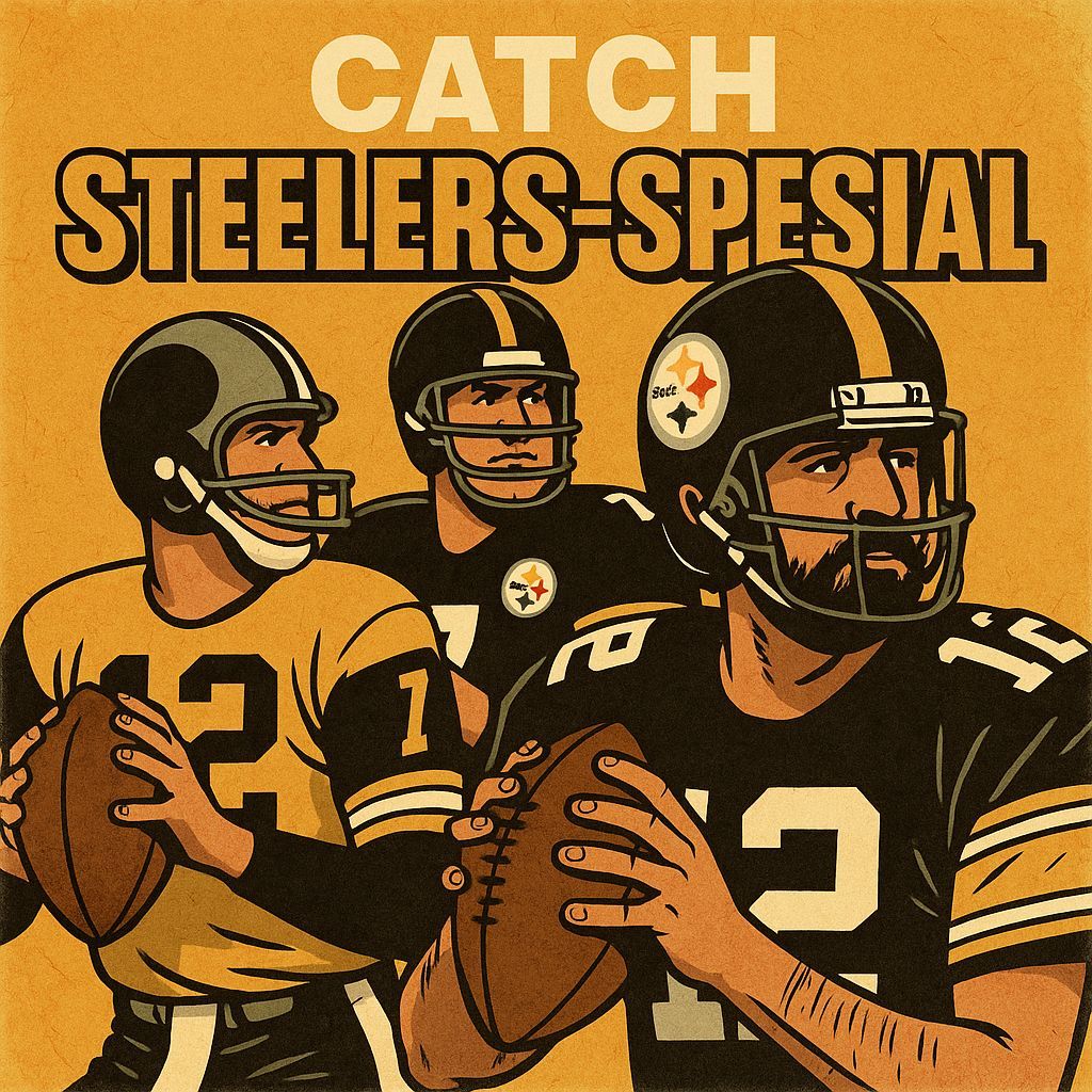 🏈 Ny episode ute!
Steelers-spesial: Sort, gull og skandaler

Fra 70-tallets dynasti og Bradshaw, via Big Bens mørke og mirakler, til Rodgers’ siste dans i sort og gull. Hele historien om Pittsburgh Steelers:

🎧 Eksklusivt på Patreon → patreon.com/posts/catch-12…