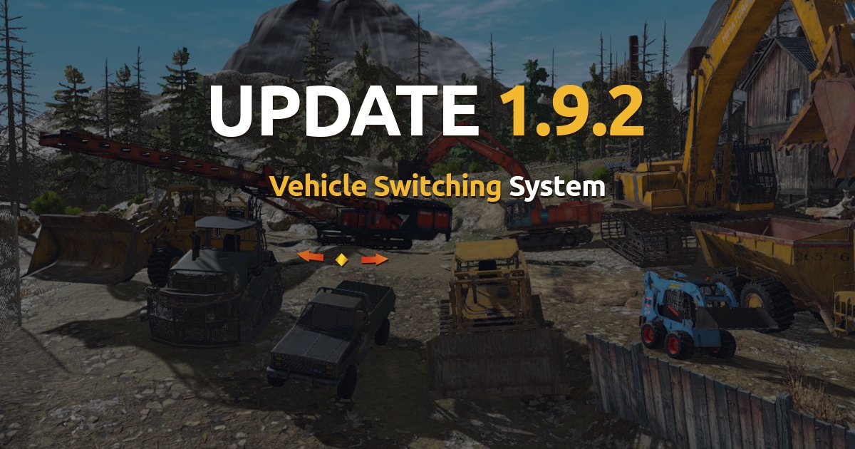 New in Update 1.9.2 🚜

Vehicle switching just got a major upgrade:

✅ Pick your machine
✅ Reorder the list
✅ See how far each one is

No more digging blind. 

🔗 store.steampowered.com/news/app/45134…

#GoldMiningSimulator