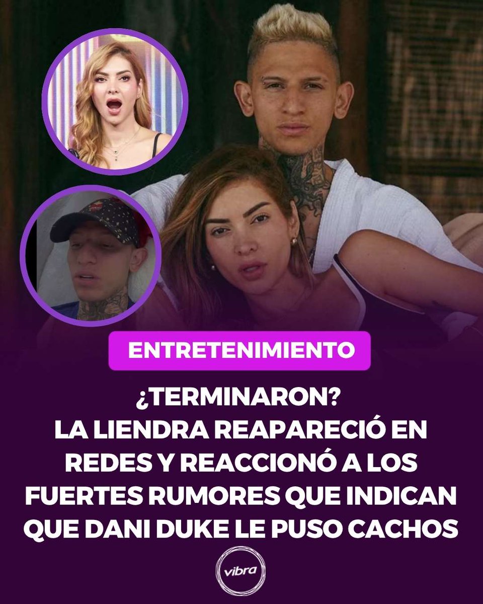 vibra_co's tweet photo. El influencer reapareció tras haber cerrado su cuenta y habló de lo sucedido, ¿qué opinas de sus palabras? 😱 👀 #laLiendra #DaniDuke #relación #cierredecuenta #Infidelidad #rumores
Video aquí: https://t.co/6M6IkSFFtw https://t.co/N2SnStjEmb