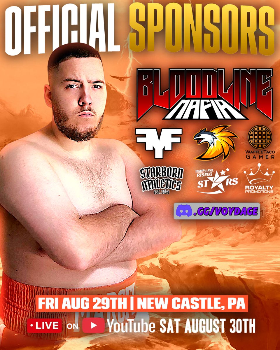 MarcFlameZ (@marcflamez) on Twitter photo 🚨 OFFICIAL SPONSORS 🚨
These are my official sponsorships for my fight against John Moore.
Tune in Friday, August 29th in person OR Saturday August 30th LIVE & FREE on YouTube.
Buy tickets here ⬇️
🎟 - eventbrite.com/e/sword-7-ragn…
<a href="/BL00DLINEMAFIA/">BLOODLINE MAFIA</a> <a href="/YMFMANAGEMENT/">YMF MANAGEMENT</a> <a href="/typloosion/">Patrick Typloosion</a> 🚨 OFFICIAL SPONSORS 🚨
These are my official sponsorships for my fight against John Moore.
Tune in Friday, August 29th in person OR Saturday August 30th LIVE & FREE on YouTube.
Buy tickets here ⬇️
🎟 - eventbrite.com/e/sword-7-ragn…
<a href="/BL00DLINEMAFIA/">BLOODLINE MAFIA</a> <a href="/YMFMANAGEMENT/">YMF MANAGEMENT</a> <a href="/typloosion/">Patrick Typloosion</a>