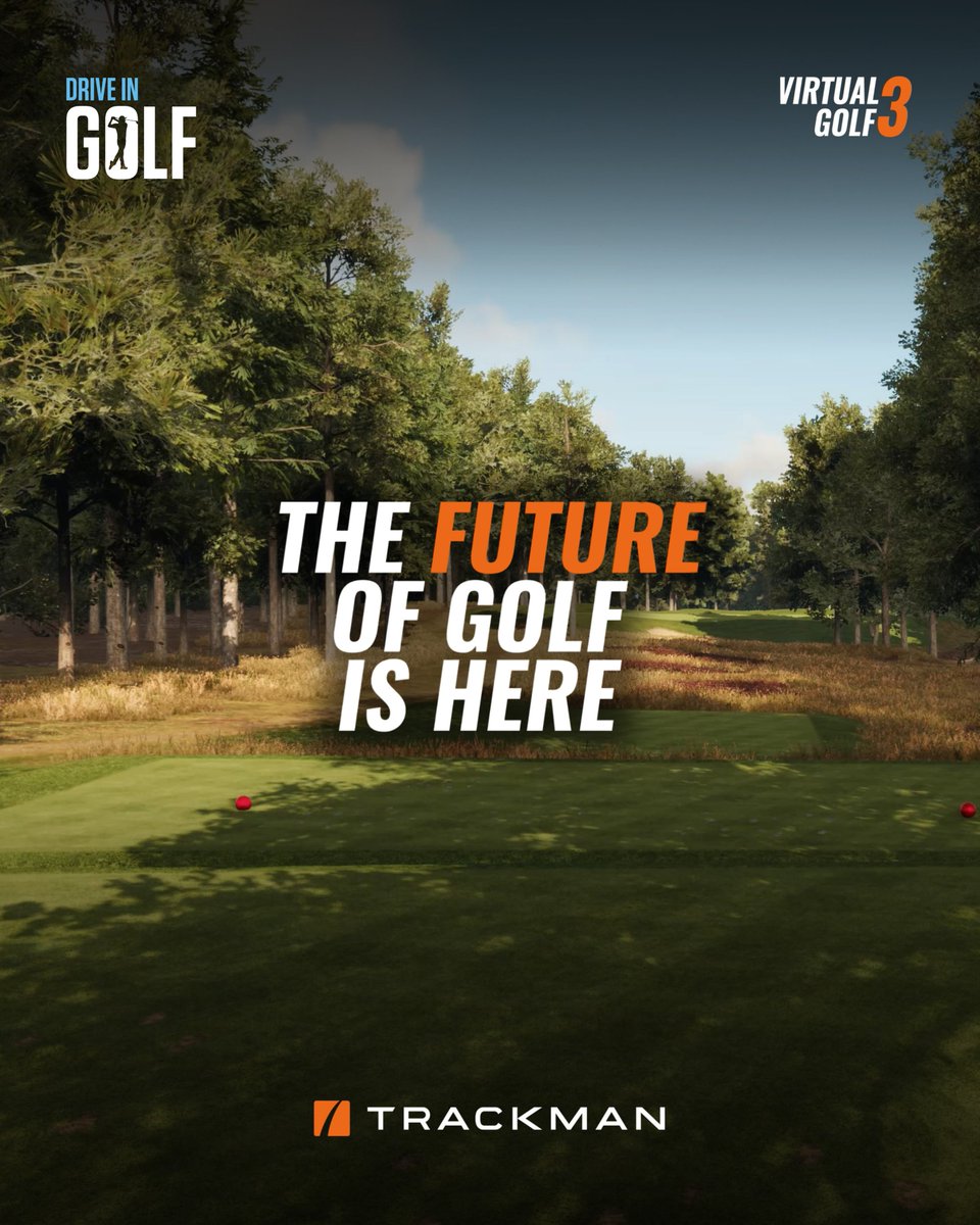 DriveInGolf's tweet photo. ⛳️ The Future of Golf is coming to Derby!

Play iconic courses in 4K, get pro-level data &amp; escape the UK weather — all with Trackman Virtual Golf 3.

 Opening Summer 2025!

👉 https://t.co/IC62dATNh7

#DriveInGolf #VirtualGolf3 #DerbyGolf https://t.co/9rnhDeJWBI