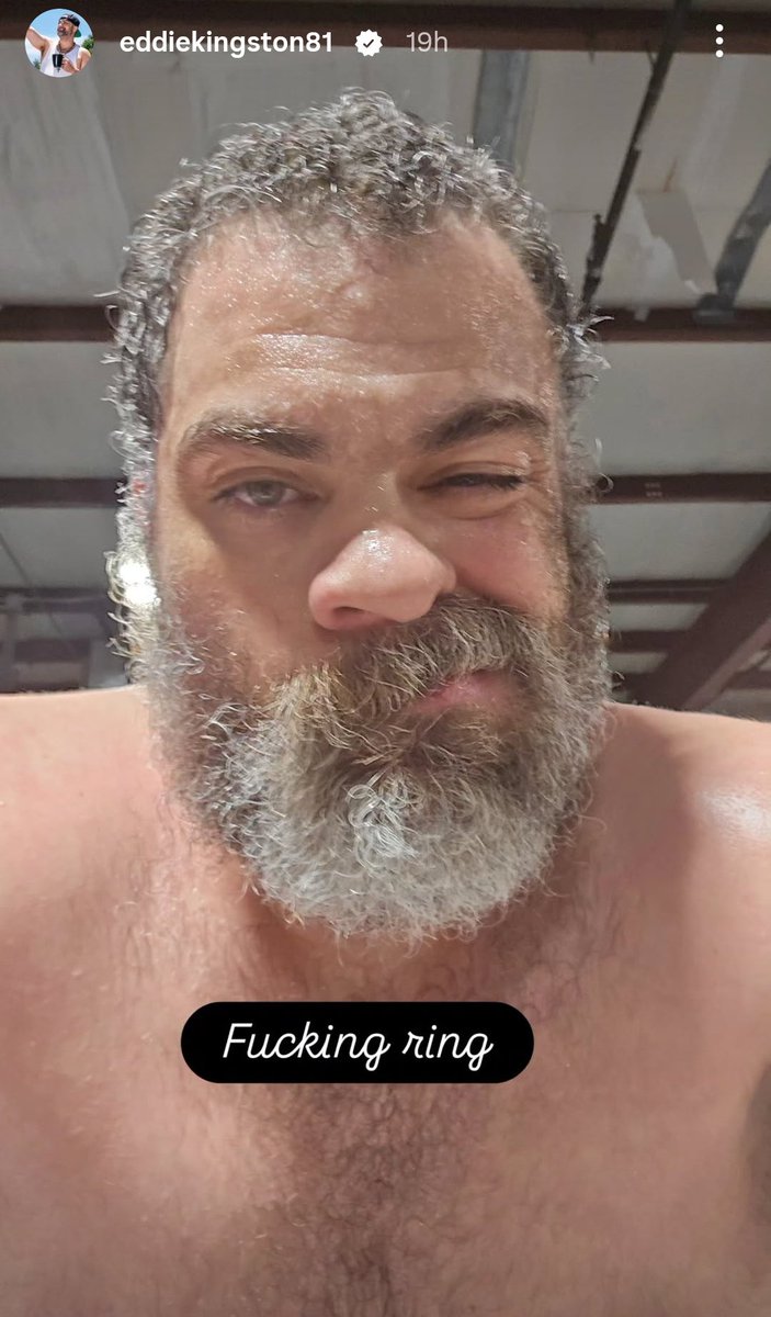 TheDrainmaker's tweet image. Eddie Kingston on IG showing that he's back in the ring training for his return. 🔥

OLD MAN EDDIE &amp;gt;&amp;gt;&amp;gt;