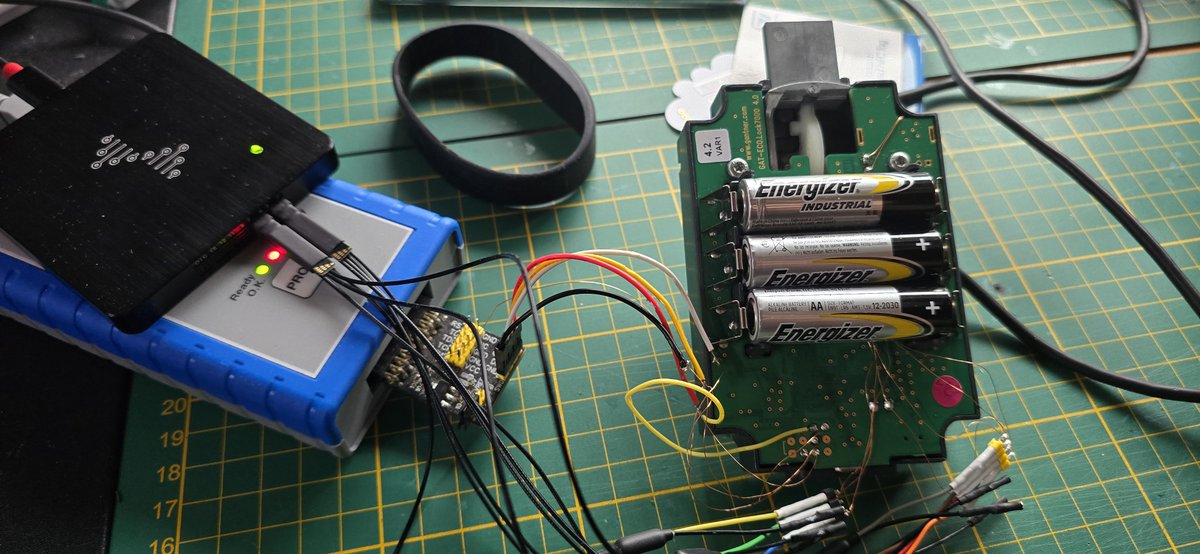 atc1441's tweet image. Digged into the Gantner ECO NFC Lock

The unlocked STM32L151 did give the Firmware and their Android MoLa App is nice to Reverse engineer still no Luck finding any holes😅

Learned a lot about NFC! The App will emulate an NFC Tag to configure incl. a both way Unique key Handshake