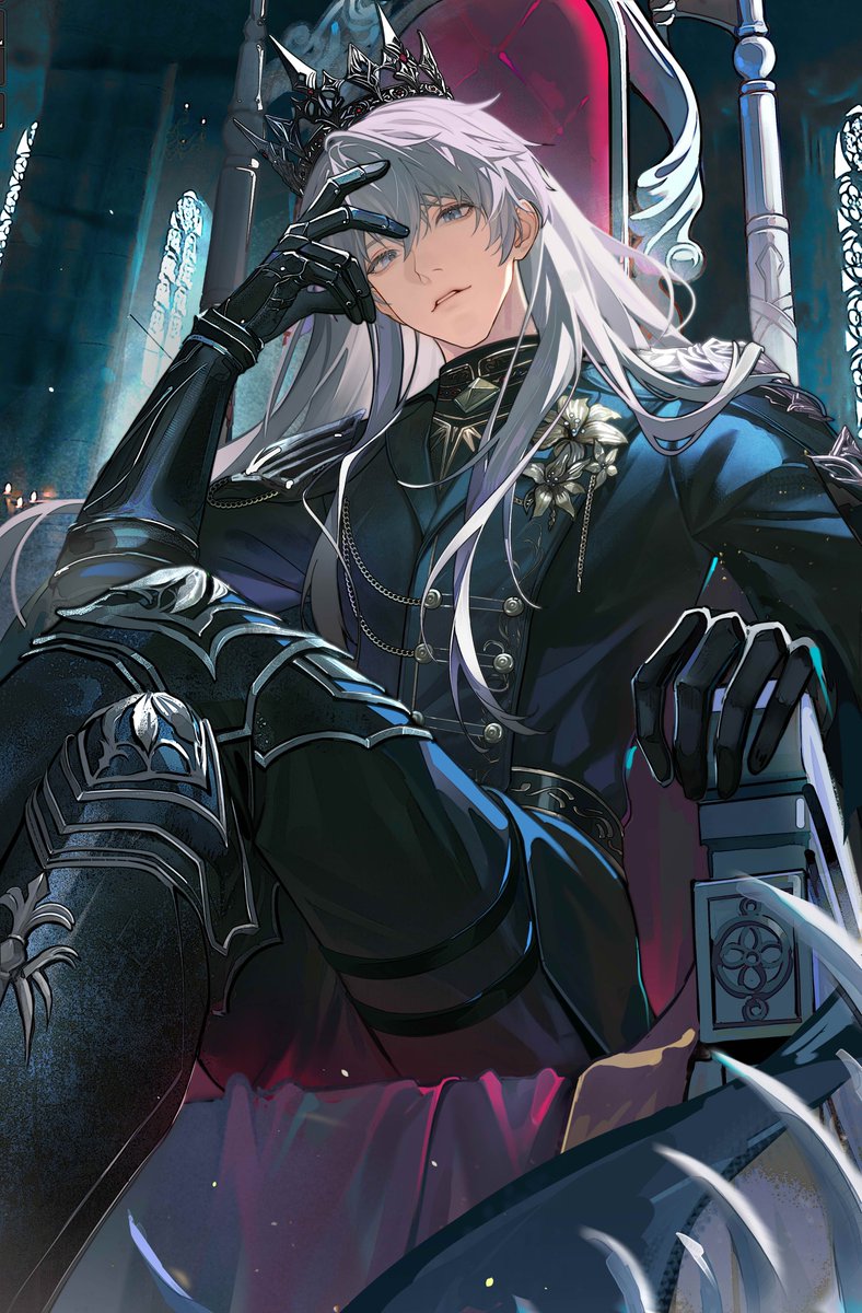 👑 #沈星回 #沈星回暗蚀国王 #Xavier #恋与深空 #XavierKingofDarknight #LoveandDeepspace #マヒル #恋と深空二次創作