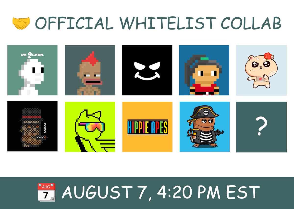 MfersGif (@mfersgif) on Twitter photo Official WL permissions
✅ On-Chain All-Stars by <a href="/0x8BitArt/">8-Bit</a> <a href="/EtoVass/">etovass.eth</a>
✅ Re:generated by <a href="/jed_131/">JED_131</a> <a href="/mechsicko_eth/">re:mechsicko 🟩</a>
✅ Bozos by <a href="/Bozoverse/">Bozoverse</a>
✅ Chonks by <a href="/marka_eth/">marka</a>
✅ Nibboo by <a href="/bakhnarel1/">Konopok</a>
✅ Beadpunks by <a href="/beadphrase/">beadphrase</a>
✅ Megapurrs by <a href="/mfpurrs/">mfpurrs</a>
✅ Hippie Apes by <a href="/hbba_onchain/">🙊Hippie APES🙊</a>
✅ Official WL permissions
✅ On-Chain All-Stars by <a href="/0x8BitArt/">8-Bit</a> <a href="/EtoVass/">etovass.eth</a>
✅ Re:generated by <a href="/jed_131/">JED_131</a> <a href="/mechsicko_eth/">re:mechsicko 🟩</a>
✅ Bozos by <a href="/Bozoverse/">Bozoverse</a>
✅ Chonks by <a href="/marka_eth/">marka</a>
✅ Nibboo by <a href="/bakhnarel1/">Konopok</a>
✅ Beadpunks by <a href="/beadphrase/">beadphrase</a>
✅ Megapurrs by <a href="/mfpurrs/">mfpurrs</a>
✅ Hippie Apes by <a href="/hbba_onchain/">🙊Hippie APES🙊</a>
✅