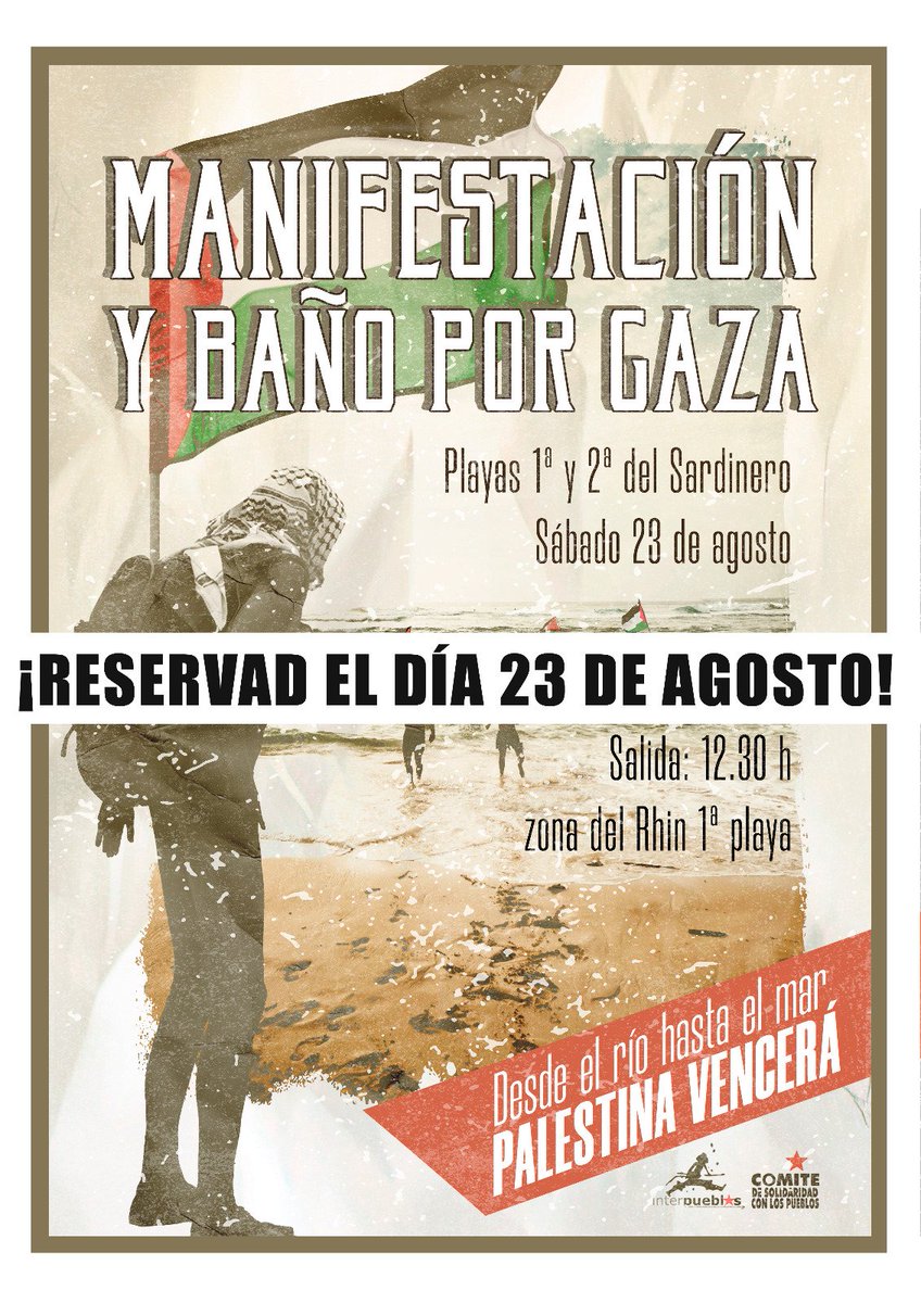 CInterpueblos's tweet photo. 🇵🇸🇵🇸Las políticas coloniales del #EnteSionista continuan y acrecientan sus manifestaciones #Genocidio y #LimpiezaEtnica hasta limites impensables, con la colaboración de EEUU y el apoyo de la UE.

VIVA LA RESISTENCIA PALESTINA‼

BOICOT A ISRAEL‼ https://t.co/JjnaS0vTr0