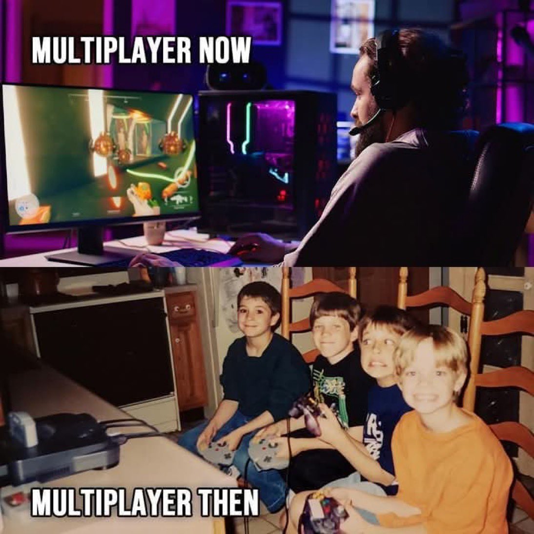 “Do you miss when multiplayer actually felt like this?”
