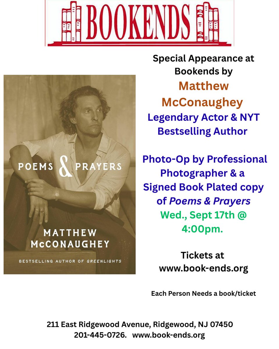 Bookends, Ridgewood tweet media