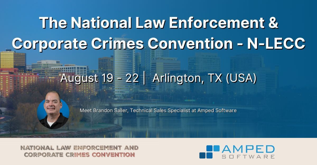 ampedsoftware's tweet image. In investigations of corporate crimes, images and videos can&apos;t be taken at face value. #AmpedAuthenticate helps verify multimedia evidence, source authenticity, and metadata trust. Connect with Brandon at the N-LECC in Arlington, TX, to learn more! 
🔗 buff.ly/t10Vg4j