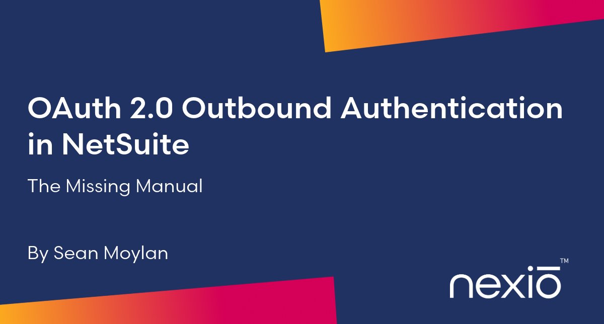 officialnexio's tweet image. Check out this month&apos;s blog on our website. 👉 lnkd.in/enCb4sxe

#NetSuite #0Auth #TheMissingManual #Innovation #Nexiō