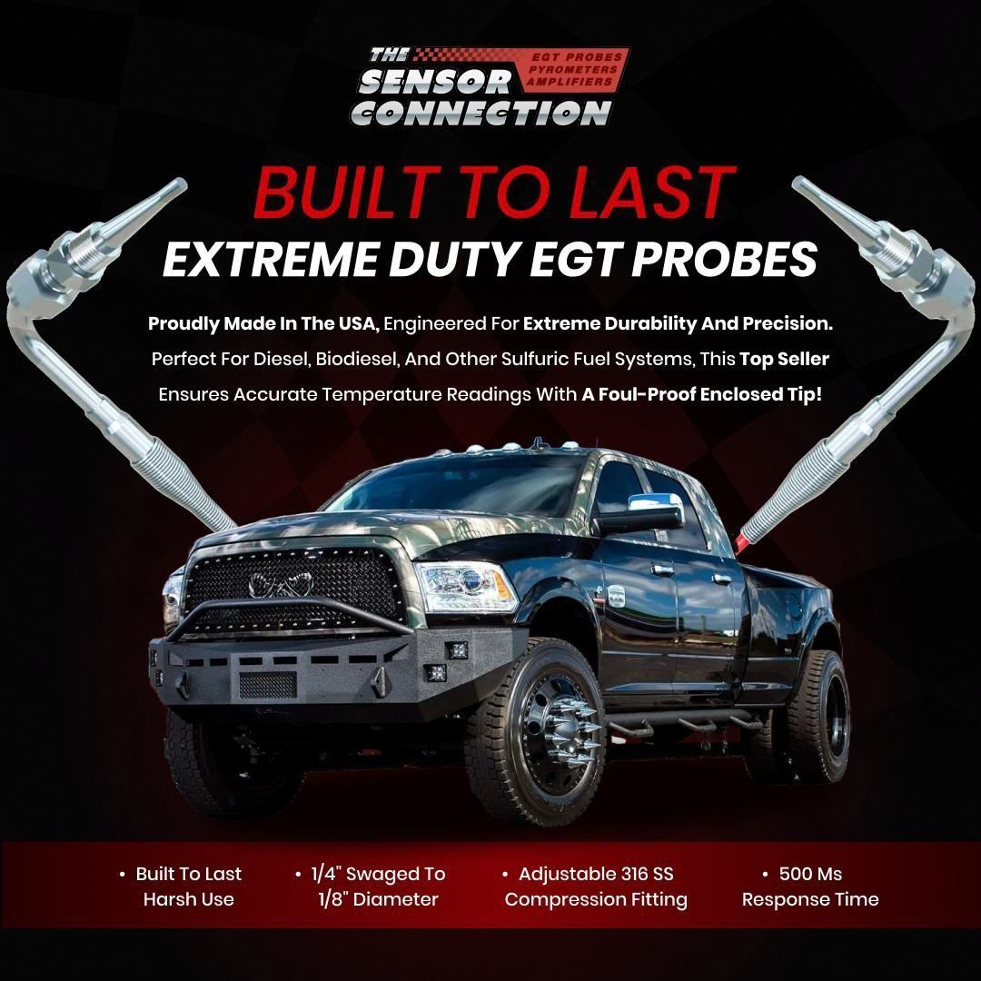TSCSensors's tweet image. 🔥 Extreme Duty EGT Probes built to handle the heat—up to 2300°F!
Perfect for diesel, off-road, marine & industrial engines.
Made in the USA.
👉 thesensorconnection.com
#EGTProbes #DieselPerformance #MotorsportsTech #MadeInUSA #TheSensorConnection