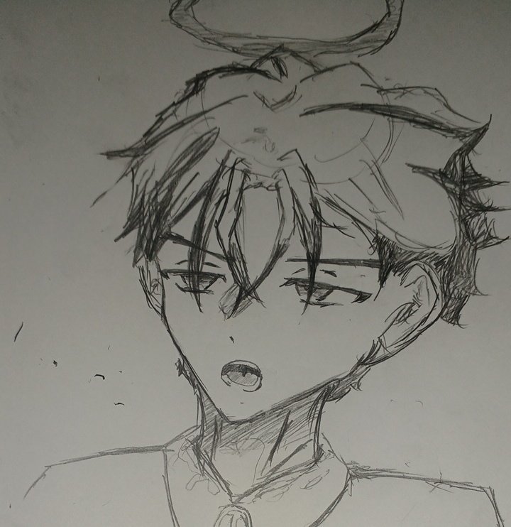 初描きにしてはいいのでは、？
 #カリスマ
 #伊藤ふみや