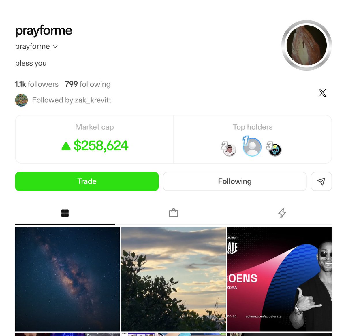Most people know Jacob ( <a href="/js_horne/">jacob</a> ) from @Zora and probably not aware he has a co founder > <a href="/dg_goens/">D**</a>. His coin has been chilling at 290k mc for days. Surprised that it was that low considering Jacob's is at 3.8 mil. Figured it was a no brainer