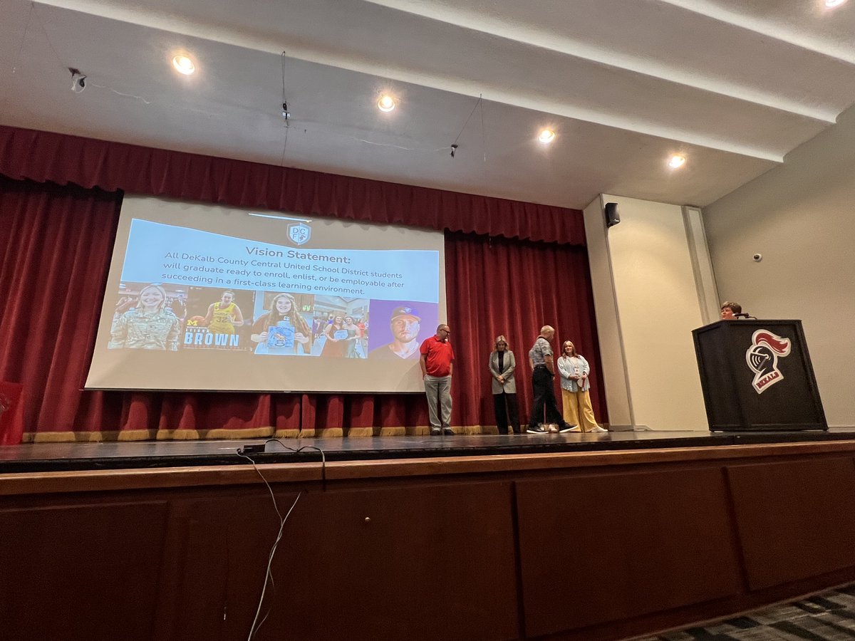 DeKalbCF's tweet image. We were honored to speak with DeKalb Central teachers and staff this morning about the DCF and the ways we can support both students and educators. Thank you for the opportunity to connect and collaborate! 
#WeAreDeKalb