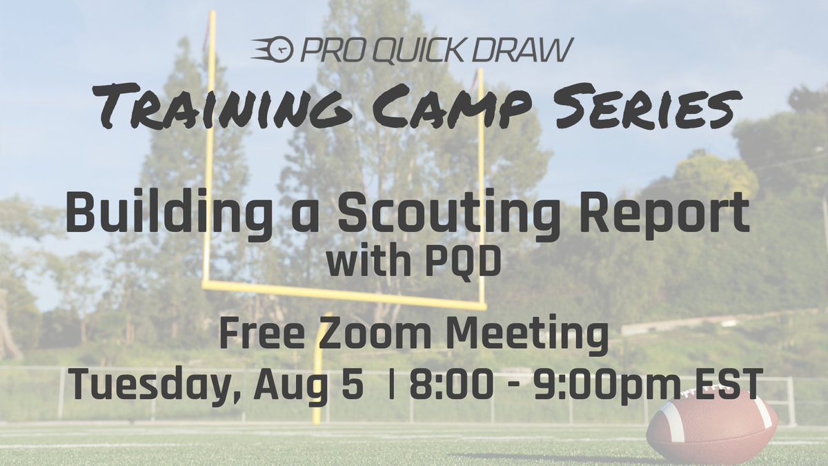 Reserve your spot to participate in the 🏈 Playbook Scouting Report 🏈 Discussion tonight! Register Here: hubs.ly/Q03zPkDJ0

Please note that this meeting will not be recorded, as it will be conducted in an interactive, collaborative format.
