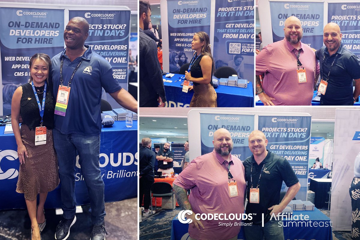 codeclouds's tweet image. The ASE floor closes today, but we’re still all ears!
Couldn’t stop by Booth 2005? Let’s catch up—book a meeting with our crew and let’s chat: bit.ly/3Jl7A7y
#NetworkingOpportunities #TradeShow #CodeClouds