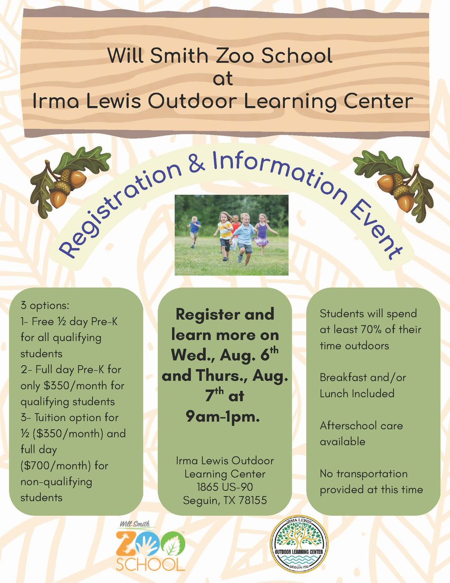 Seguin ISD Irma Lewis Outdoor Learning Center tweet media