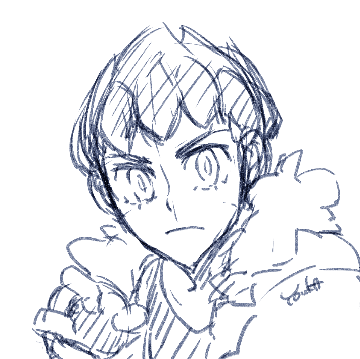 ホップ描いてみた　最後強くてビックリしたんだよね～
兄貴が強いんだから将来性しかない