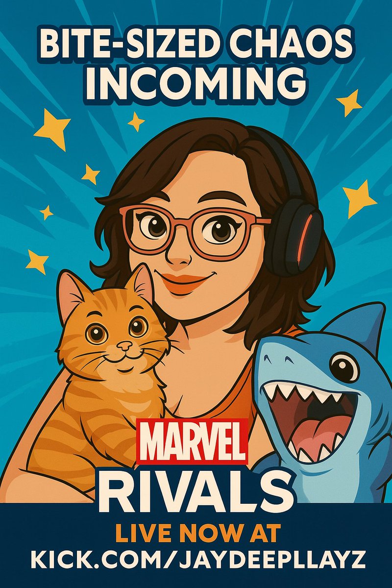 🦈 The land isn’t ready… Jeff the Land Shark is on the loose in Marvel Rivals! Come watch the chaos unfold! 

📍 Live now on Kick: kick.com/JaydeePlayz