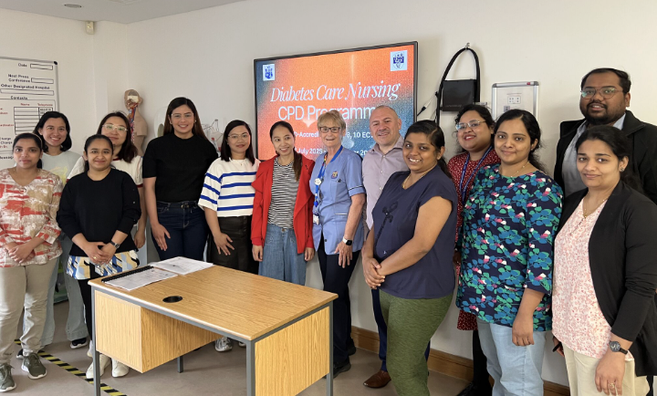MaterTrauma's tweet photo. The Mater Hospital has launched a Diabetes Care Nursing CPD Course – a UCD-accredited Level 8 Programme.

The course  includes study days and clinical placements in both the Diabetic Day Centre and Podiatry Service. https://t.co/rpqof4xG36