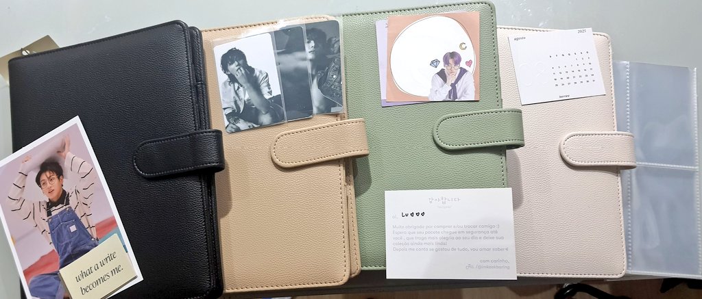 Lu_Borba's tweet image. Feedback positivo pra @imkookbaring @beemineshop Pela Venda desses binders perfeitos! Chegaram bem embalados, como sempre, e rapidao! Obrigada, miga! Amei os JKs 🤭 beijo e até a próxima! 😘, 💜