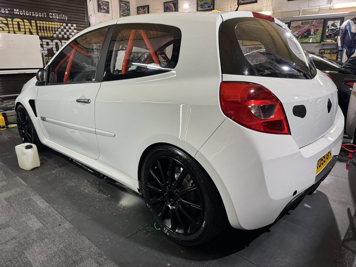 Renault Clio ‘Cup’ Race Car finished. 
Cup Car Decals and PV Advertising to go on next.