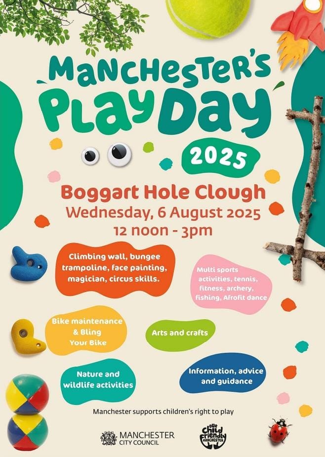 Aaron Holleran (@aaronholleran) on Twitter photo #Playday2025
Months of preparation and excitement for what will be a 'First in the North' Manchester Play Day @ Boggart Hole Clough
Lots on offer for children, young people and families
#SpaceForPlay
<a href="/ManCityCouncil/">Manchester City Council</a> <a href="/GMYouthFed/">Greater Manchester Youth Federation</a> <a href="/PlayEngland/">Play England</a> <a href="/CllrJulieReid/">Julie Reid</a> <a href="/MCCCharlestown/">MCCCharlestown</a> #Playday2025
Months of preparation and excitement for what will be a 'First in the North' Manchester Play Day @ Boggart Hole Clough
Lots on offer for children, young people and families
#SpaceForPlay
<a href="/ManCityCouncil/">Manchester City Council</a> <a href="/GMYouthFed/">Greater Manchester Youth Federation</a> <a href="/PlayEngland/">Play England</a> <a href="/CllrJulieReid/">Julie Reid</a> <a href="/MCCCharlestown/">MCCCharlestown</a>