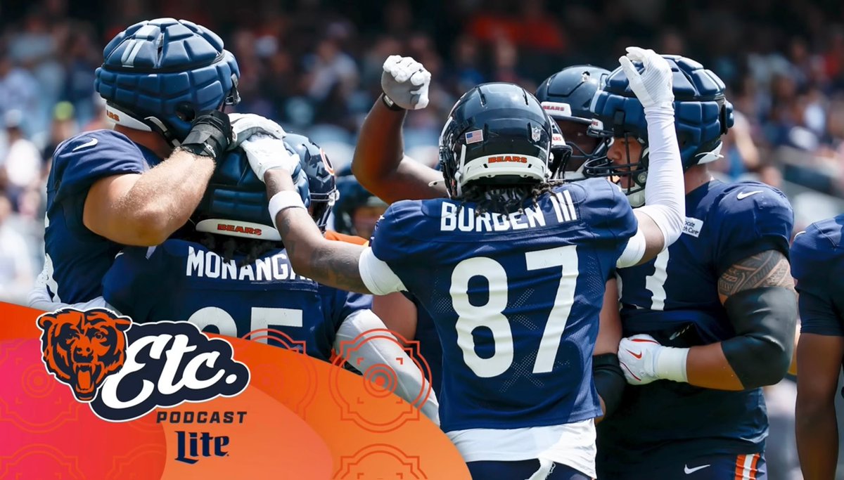 Training camp is getting more and more interesting every day for <a href="/ChicagoBears/">Chicago Bears</a> Join us for more on Bears ETC! 

podcasts.apple.com/us/podcast/chi…