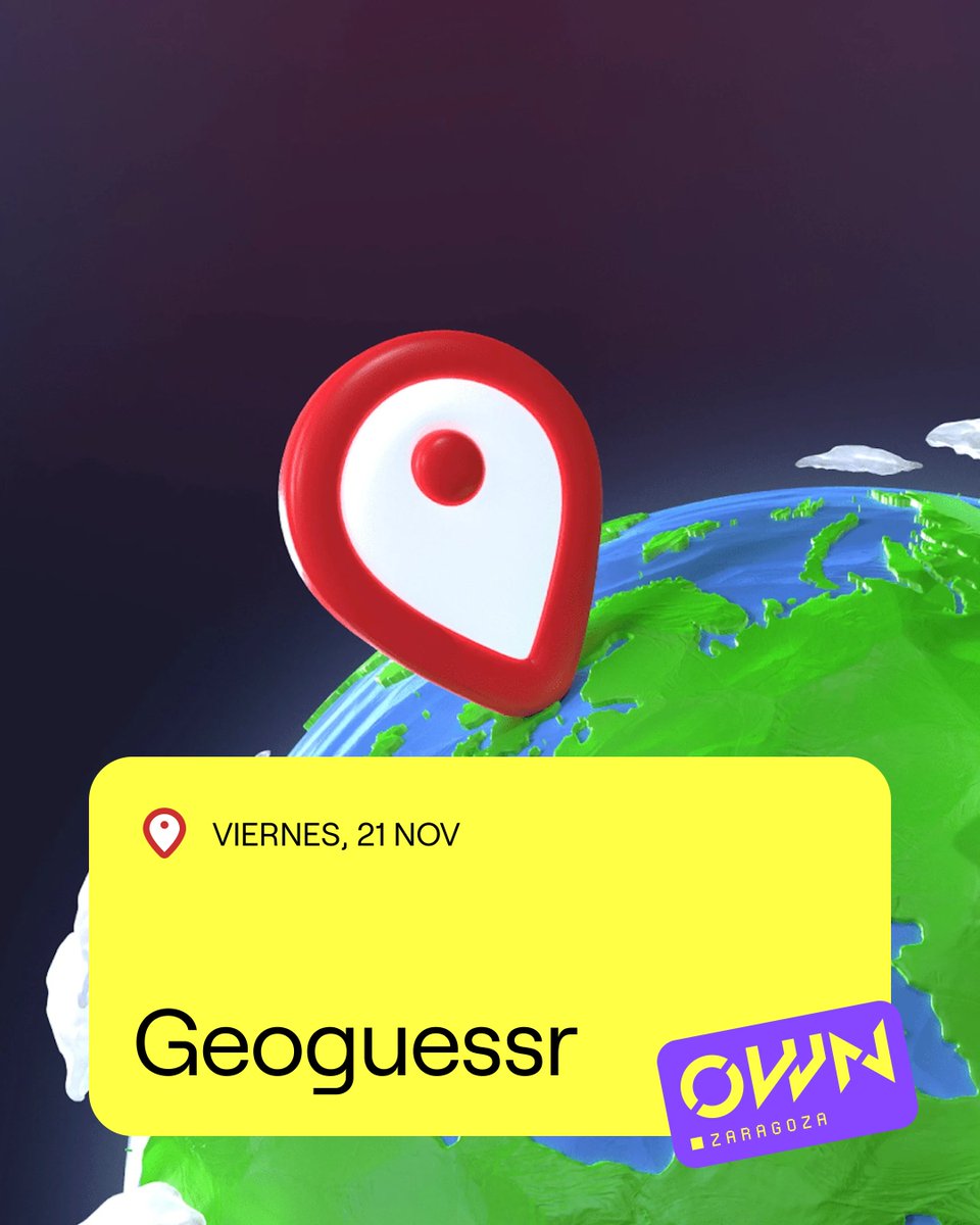 OpenWorldNowcom's tweet photo. 🎮 ¡Seguimos anunciando torneos para OWN Zaragoza! Descubre los primeros juegos de la FUN Cup ⬇️

- Minecraft
- Geoguessr
- Chess
- https://t.co/kcQtt5yMsG

⌛ Inscripciones YA abiertas

🏆 20k€ en premios en las competiciones de OWN Zaragoza https://t.co/d6wjJThfos