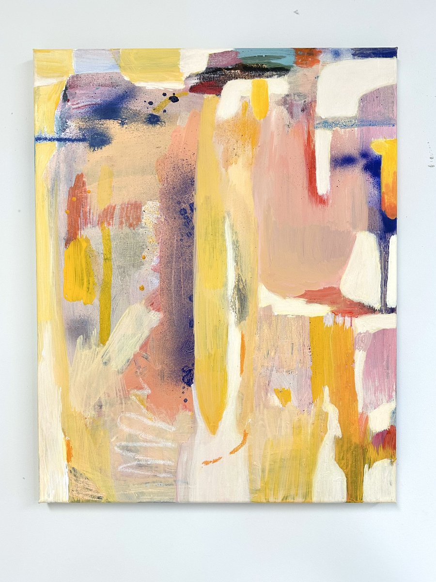 I CONFESS THE CHANGES, 2025
acrylic, spray, and chalk on canvas
20x16in