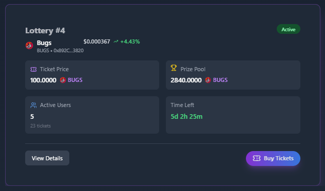 FalcoX_Corp's tweet photo. What would you do with 100 $BUGS?
🙃 Maybe not much...
😈 But 10 of those bugs go straight to hell. 🔥
🧨 Ticket by ticket, we reduce the offer...
And if you win... 🤑
🌕 Want to play or watch others play?

🕹️🎟️ #core #coredao #CryptoGaming #memecoins
👇👇👇 https://t.co/cOh1VfZWgL