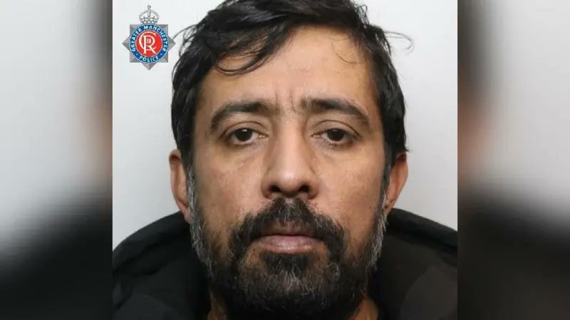 This is Daniel Hashmi, 44, of Manchester.

He's just been convicted of attempted rape and sexual assault after attacking a girl in his shop. He lured her into the stock room, then barricaded her inside.  

Hashmi was sentenced to 10 years.