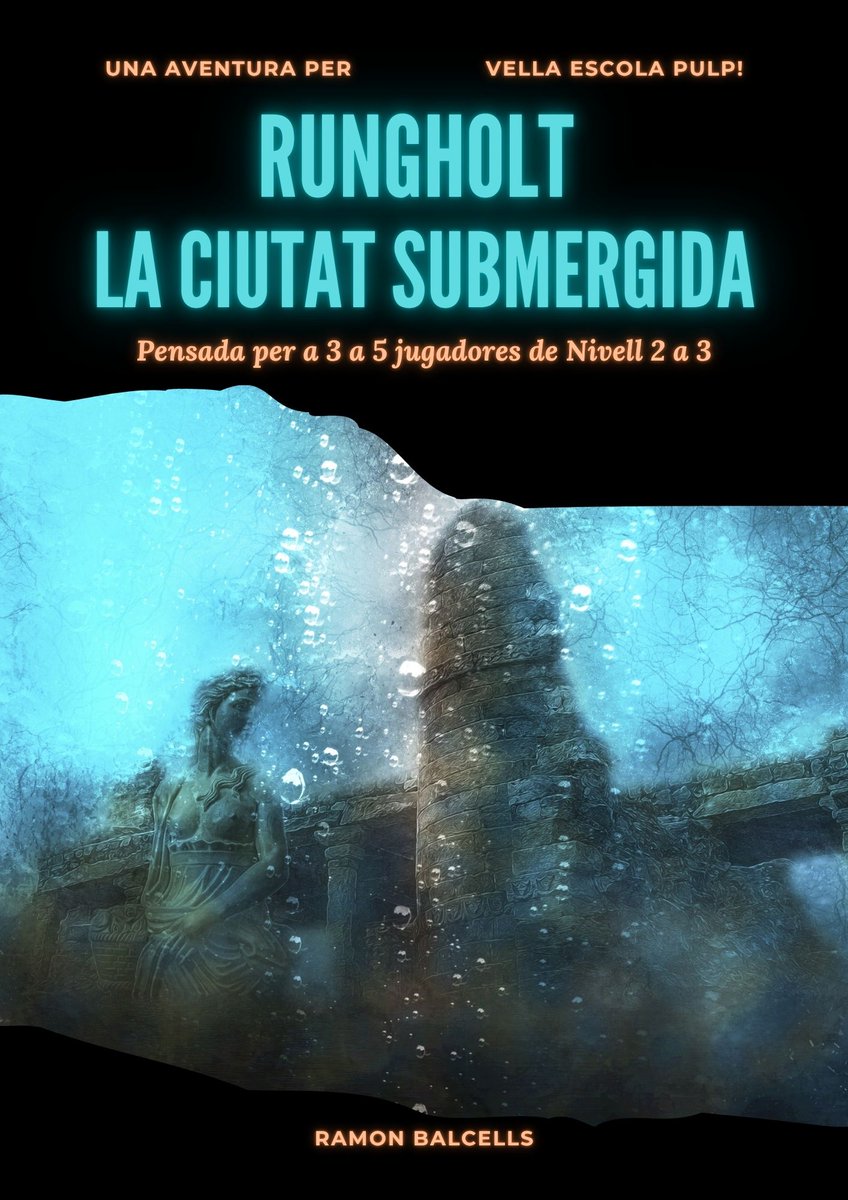 Mòdul per Vella Escola Pulp!, per un grup de 3 a 5 jugadors. El podeu descarregar des de:
ramon-balcells.itch.io/rungholt-la-ci…
Compartiu i si us agrada, tota donació sempre serà benvinguda. 
#RolEnCatalà