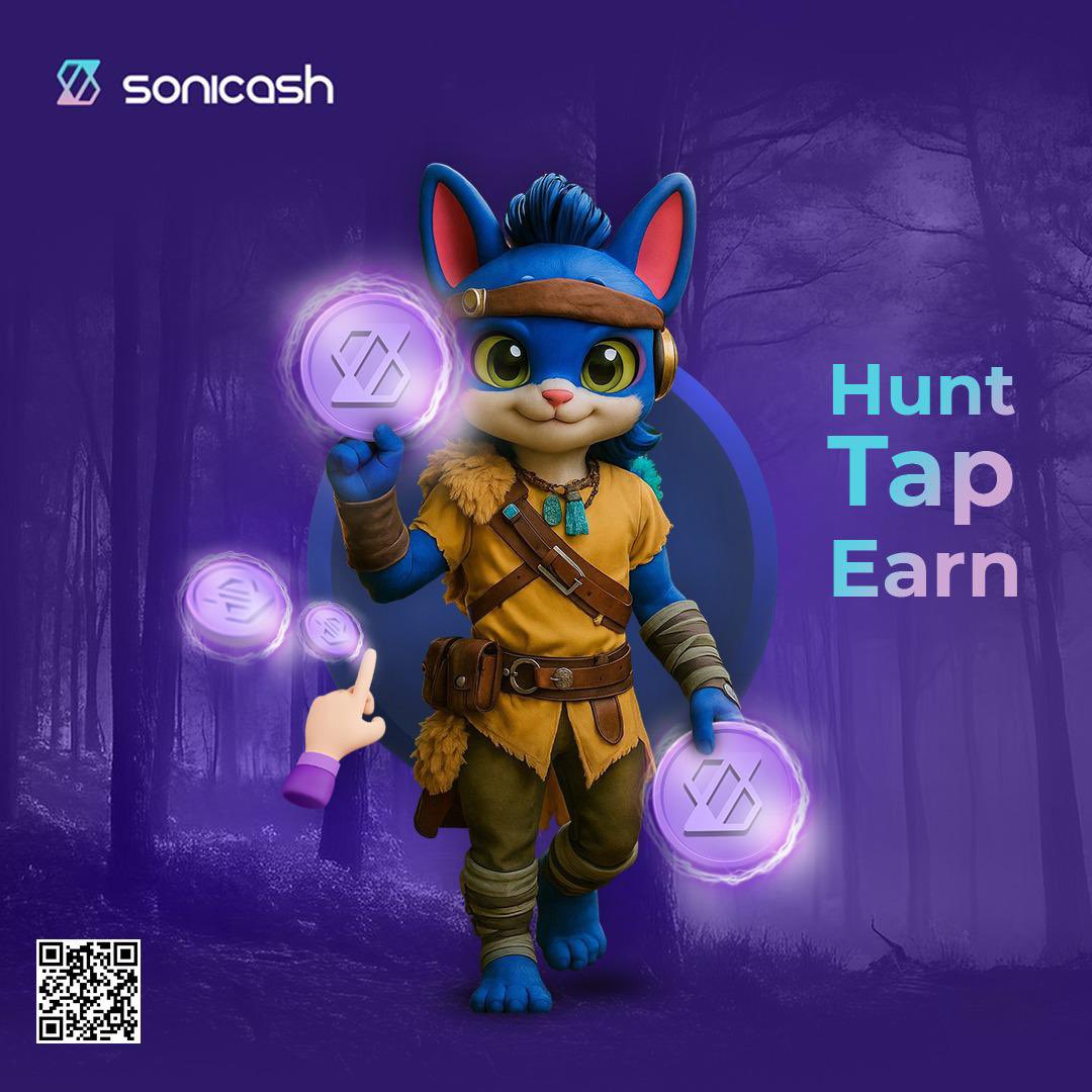 🔹Coins don’t hide from Soni players.🧲 
Tap, hunt your coins, and watch the rewards pile up.
Start your hunt now :👇
🔗 t.me/sonicashgame_b…

#SoniCash #BlockchainFuture #CryptoRewards #Cryptocurrency #CryptoGames